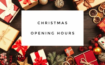 CHRISTMAS OPENING HOURS